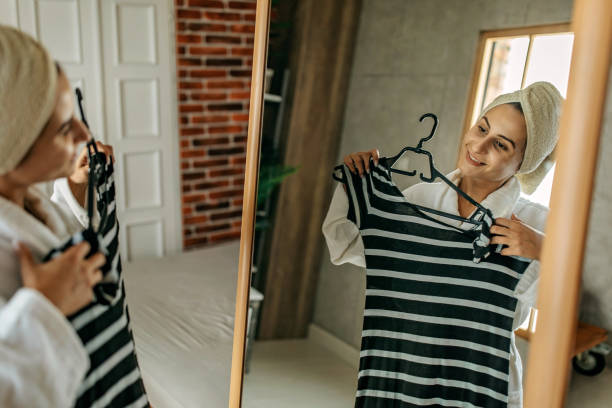 istock Young woman enjoying morning 1264066976