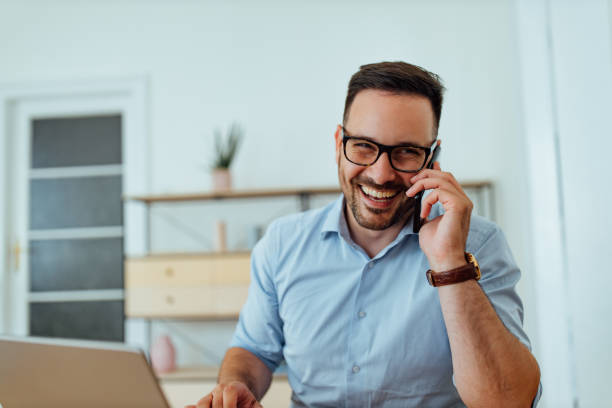 istock Wear glasses, smiling with teeth. 1264068047