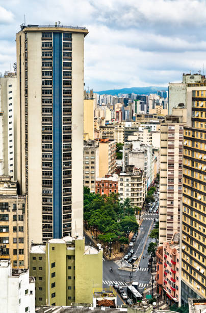 istock Downtown San Paolo skyline in Brazil 1264075093