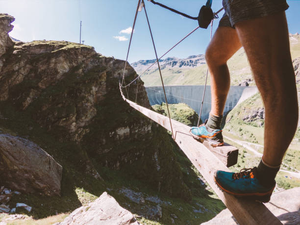 istock Man on Via Ferrata 1264078412