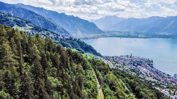 istock A view to Montreux from Chamby 1264078817