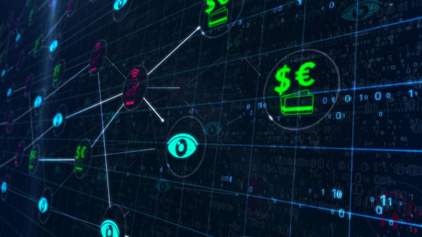 istock Social scoring and surveillance symbols illustration 1264083245