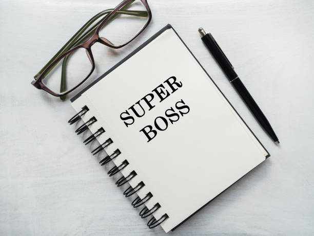 istock Boss's Day. Greeting card. Close-up, view from above 1264085954