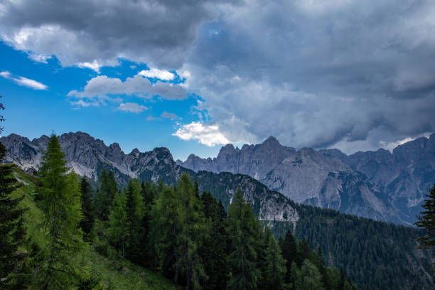 Free Stock Photo of Lush green mountains under a cloudy sky | Download ...