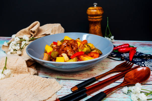 istock Handmade Sweet and sour pork ribs 1264094262