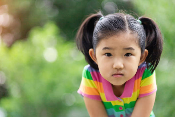 Cute Little Girl Looking