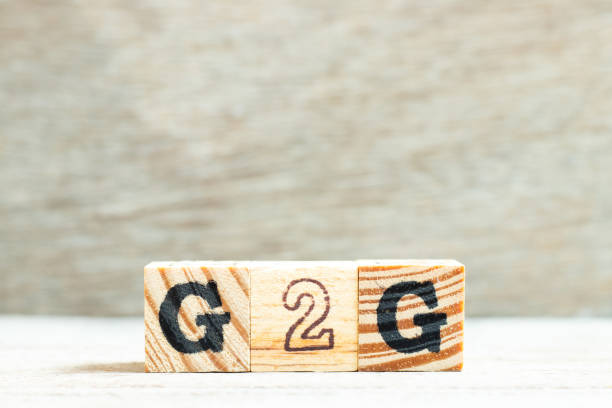 istock Alphabet letter in word G2G (abbreviation of Government to government) on wood background 1264098201