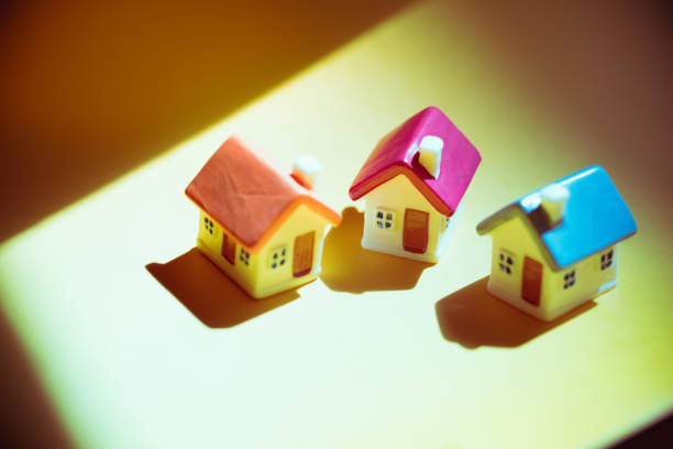 istock Top view colorful miniature house 1264099948
