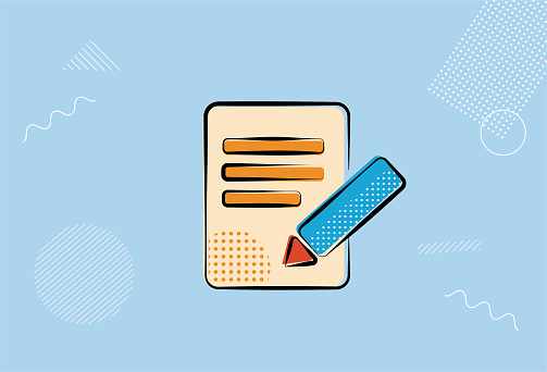 Scrapbook,Note Pad,Bank Statement,Paper,Form - Document,Icon, Vector,