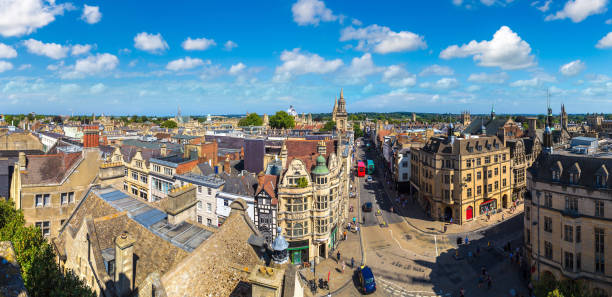 istock Panoramic aerial view of Oxford 1264113968