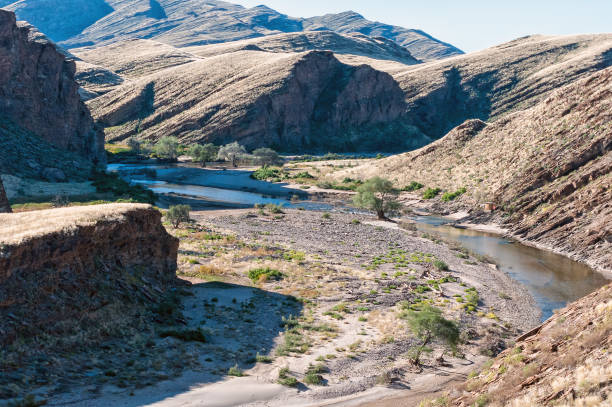 istock Kuiseb River flowing in the Kuiseb Canyon 1264114153