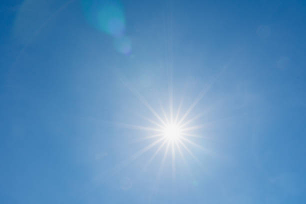 istock sun shines in the blue sky not with cloud 1264119166