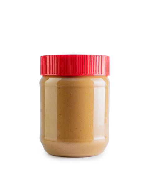 istock peanut butter jar mockup isolated on white background with clipping path 1264119181