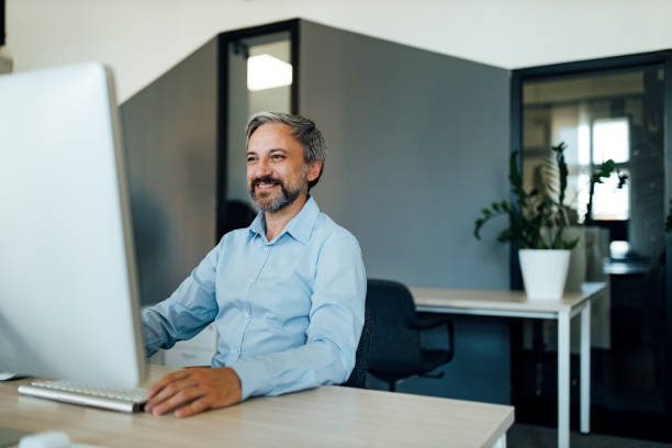 istock Reading news online. 1264120431