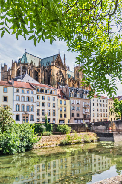 istock Metz, view on  beautiful old buildings 1264120488