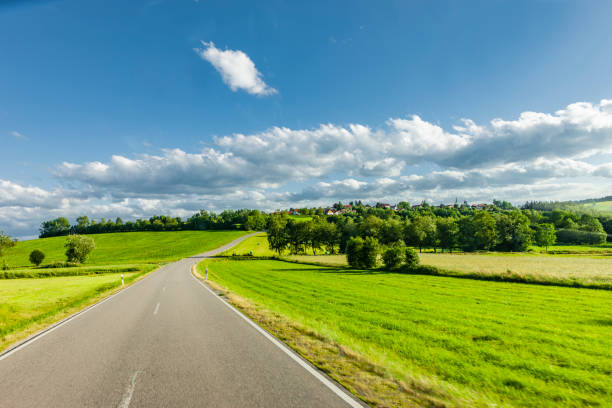 Country road in the Bavarian Forest