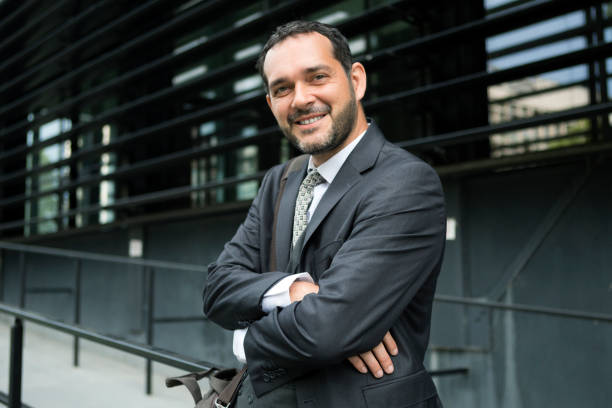 istock Portrait of a successful businessman 1264129123