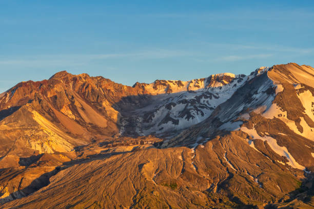 istock Sunlight Shining On Craters Of Mount Saint Helens 1264133100