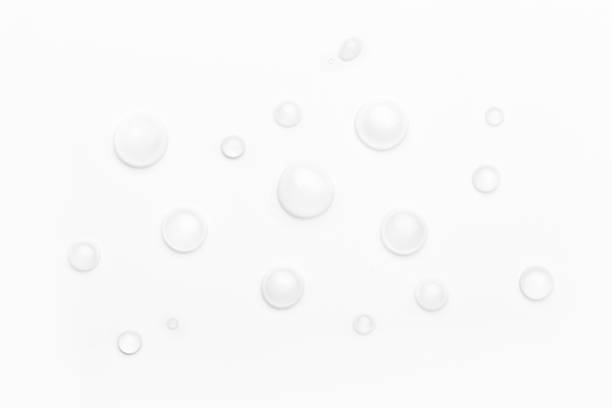 istock drops of water on a white background, top view. minimalism. purity 1264139185