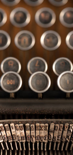 istock Old vintage typewriter from 1941 close-up 1264139965
