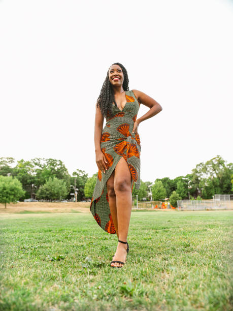 istock Young black woman feeling groovy 1264142362