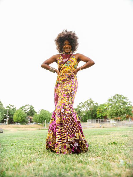istock Young black woman feeling groovy 1264142418