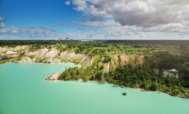 istock Quarry next to cement factory 1264143535