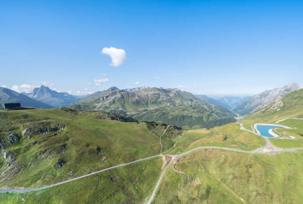 istock Idyllic summer landscape in the Alps 1264144698