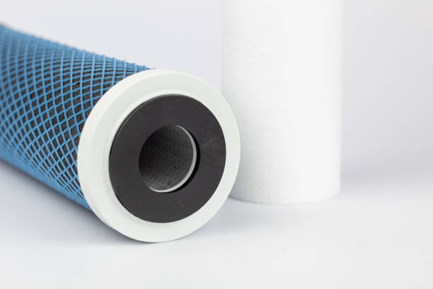 istock Replacement cartridges for drinking water purification, ecology and water pollution. 1264147325