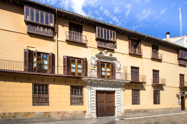 istock Malaga old streets with historic buildings, Spain 1264148401