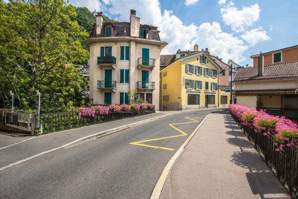 istock Old city Montreux, Switzerland 1264148521