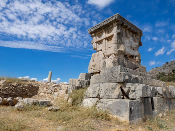 istock Ruins of ancient site of Xanthos, Turkey 1264148841
