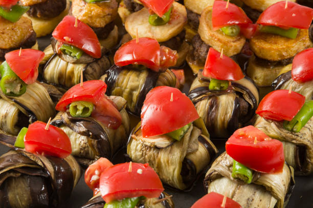istock Turkish Islim kofte meatball and eggplant 1264149877