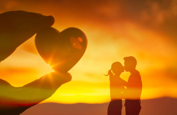 istock Couple kissing falling in love. 1264157870
