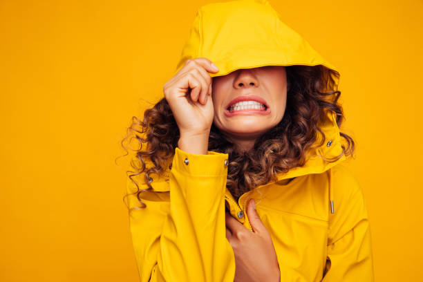 istock Woman in raincoat 1264157965