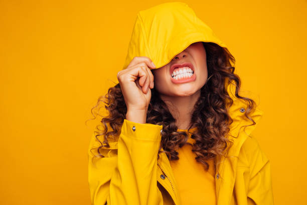 istock Woman in raincoat 1264157989