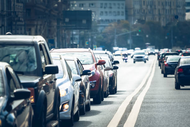 istock Traffic jam in Moscow 1264159187
