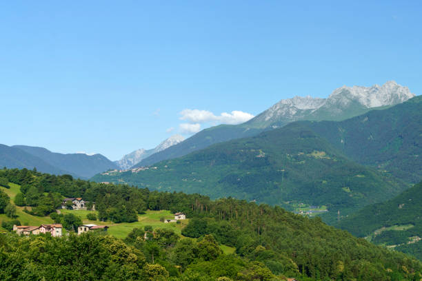 istock Mountain landscape along the road to Crocedomini pass 1264164682