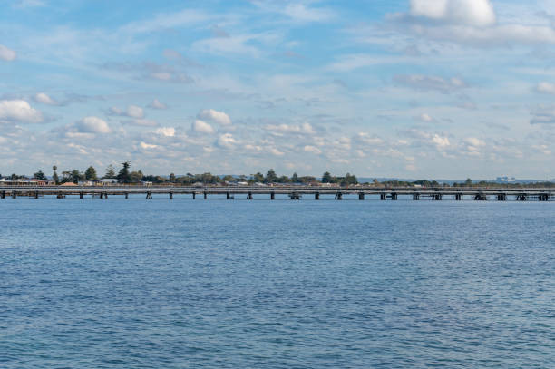 View of Bay Blue Water and a Pier