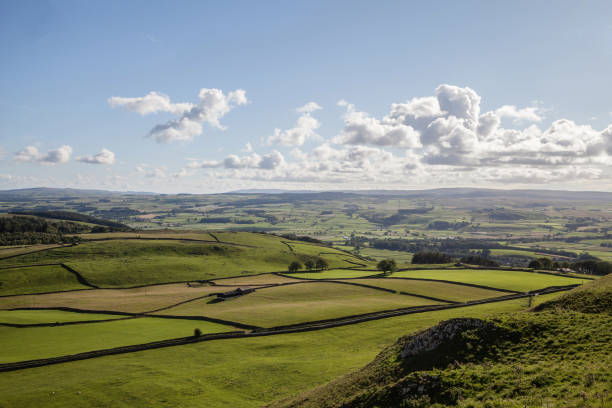 View above Settle in the Yorkshire Dales.