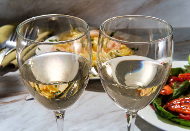 istock Italian Fettuccine Alfredo Shrimp 1264180718