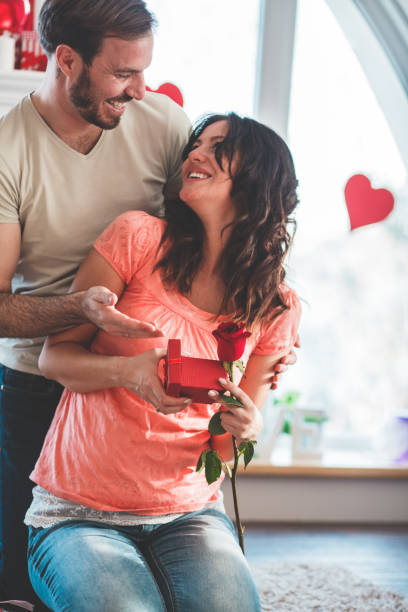 istock Pleasantly astonished by a gift 1264181407