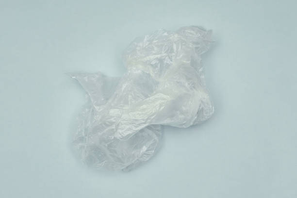 istock Plastic bags. Disposable plastic dishes. Environmental pollution. 1264181731