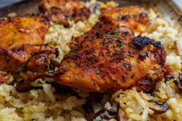 istock Italian Chicken Rice Casserole 1264186422