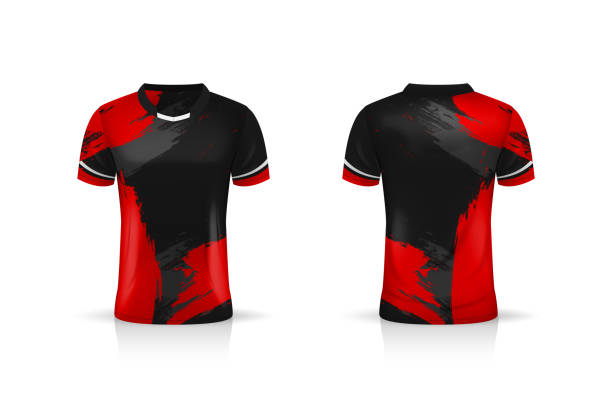 istock Specification Soccer Sport , Esport Gaming T Shirt Jersey template. mock up uniform . Vector Illustration design 1264191576