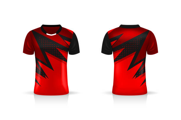 istock Specification Soccer Sport , Esport Gaming T Shirt Jersey template. mock up uniform . Vector Illustration design 1264192237