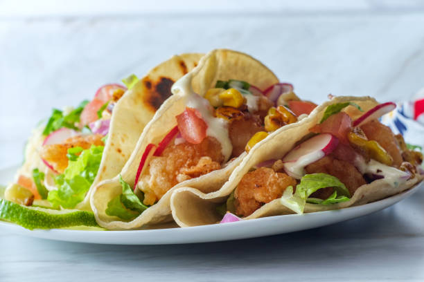 istock Boom Boom Shrimp Tacos 1264192392