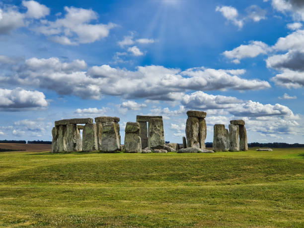 Stonehenge in England stock photo