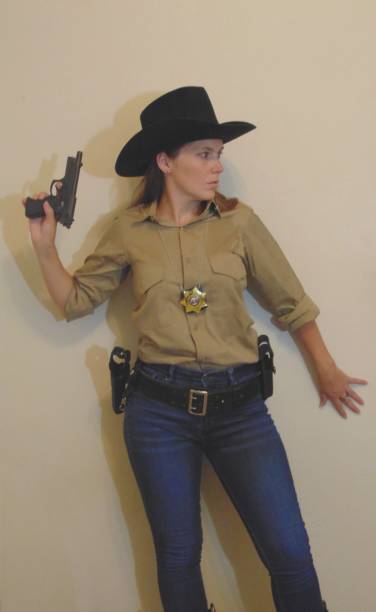 istock Female Western Deputy Sheriff 1264199459