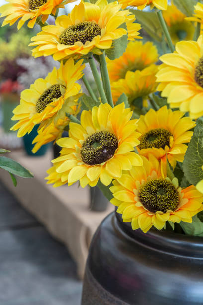 istock Indoor sunflower flower arrangement decoration 1264200723
